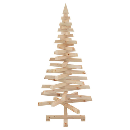 vidaXL Christmas Trees KOTKA 120 cm Solid Pine Wood Natural