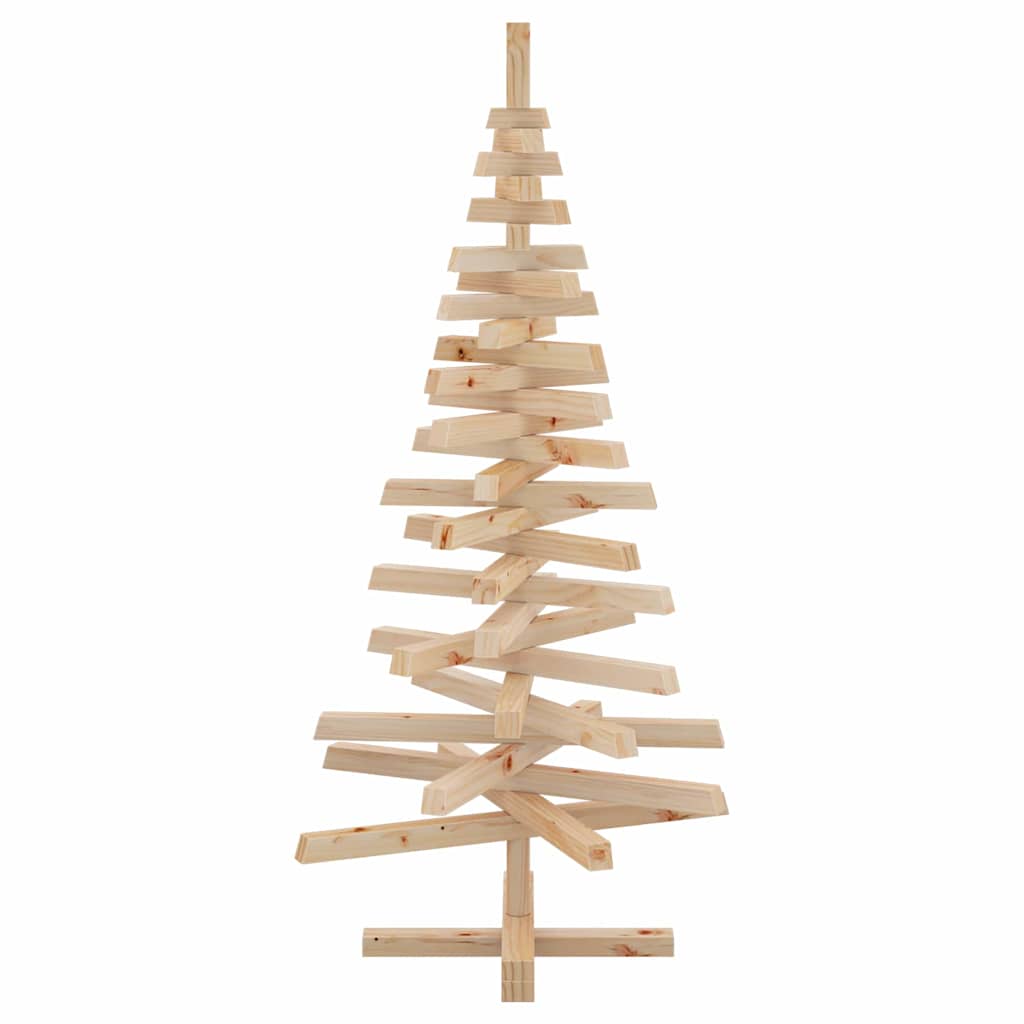 vidaXL Christmas Trees KOTKA 120 cm Solid Pine Wood Natural
