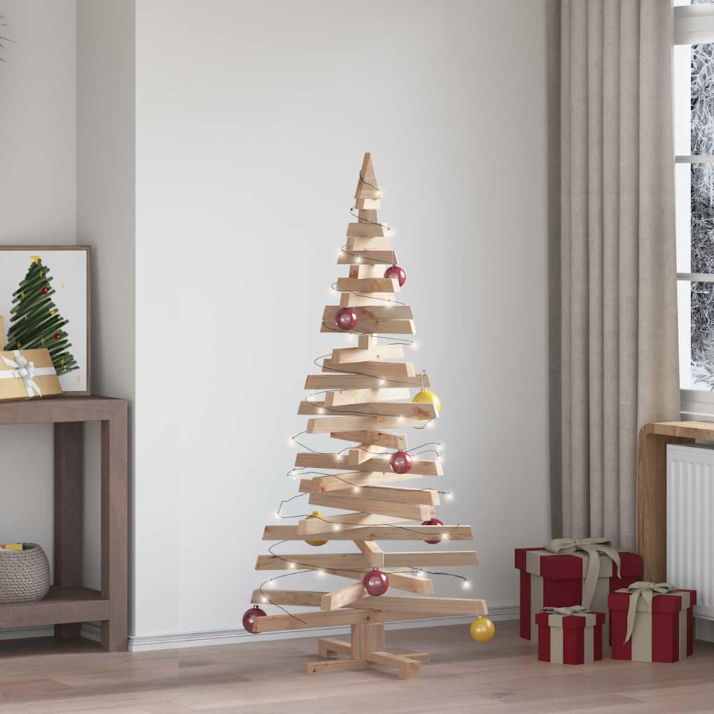vidaXL Christmas Trees KOTKA 150 cm Solid Pine Wood Natural