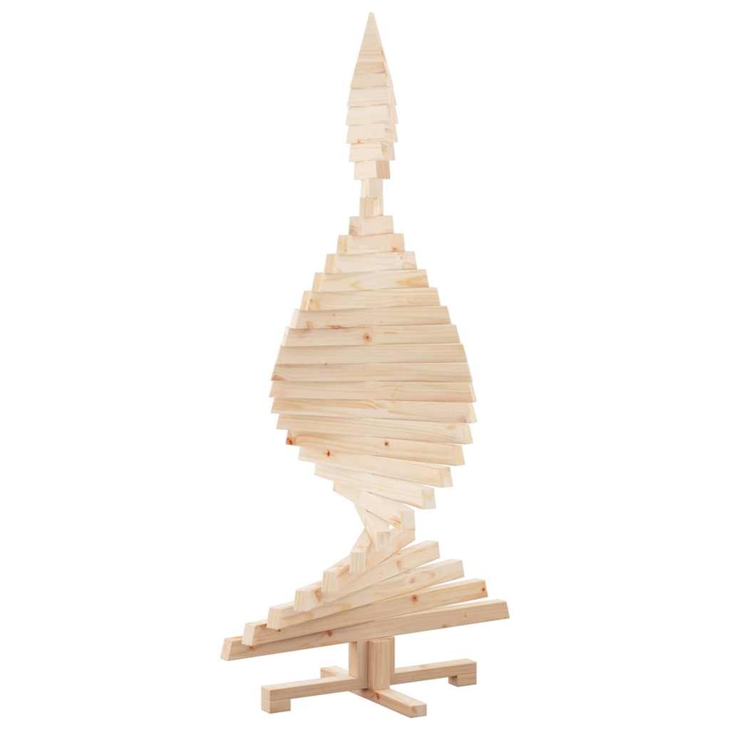 vidaXL Christmas Trees KOTKA 150 cm Solid Pine Wood Natural