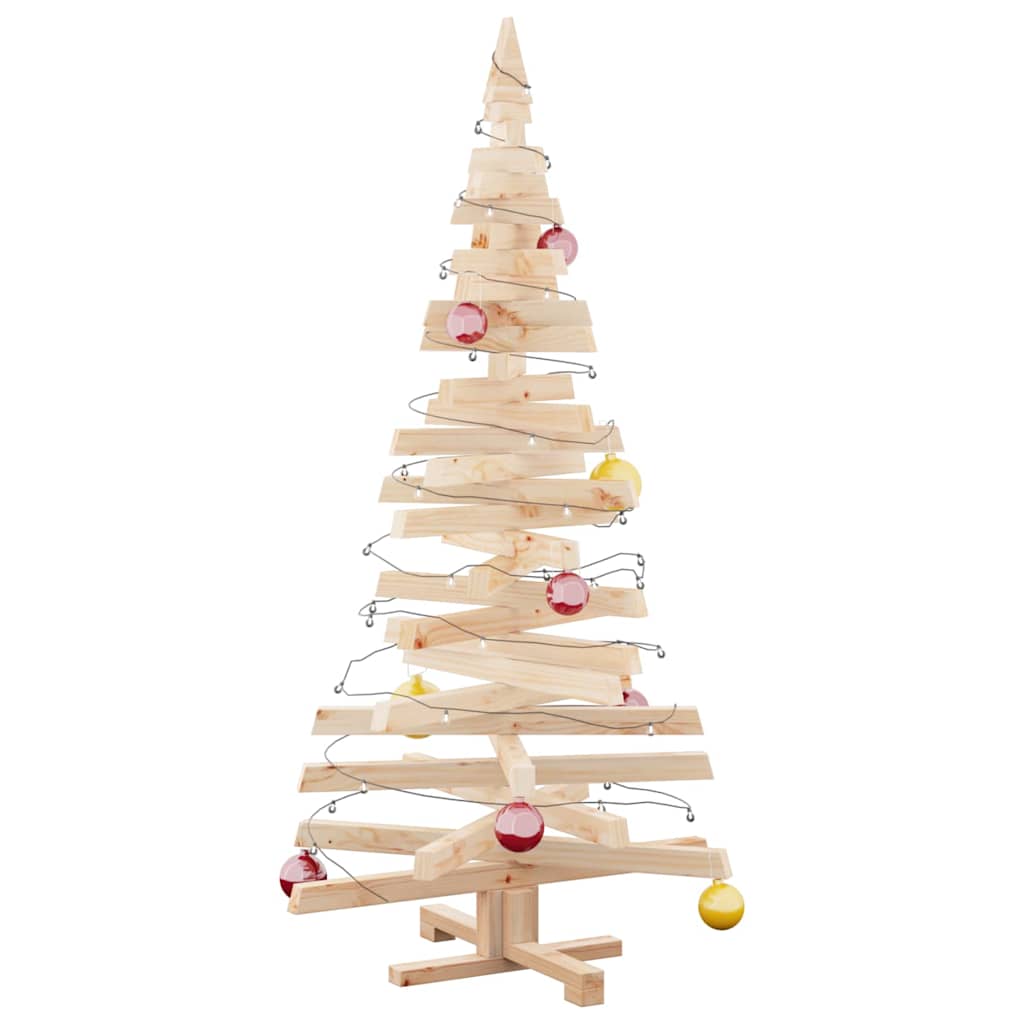 vidaXL Christmas Trees KOTKA 150 cm Solid Pine Wood Natural