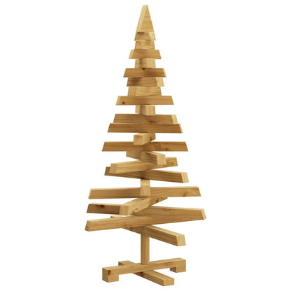 vidaXL Christmas Trees with Stand Brown 90 cm Solid pine wood
