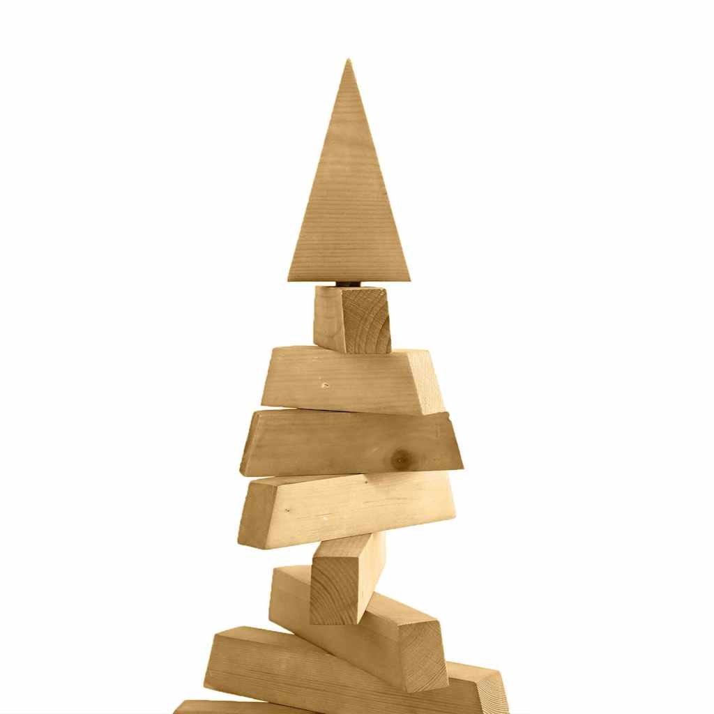 vidaXL Christmas Trees with Stand Brown 120 cm Solid pine wood
