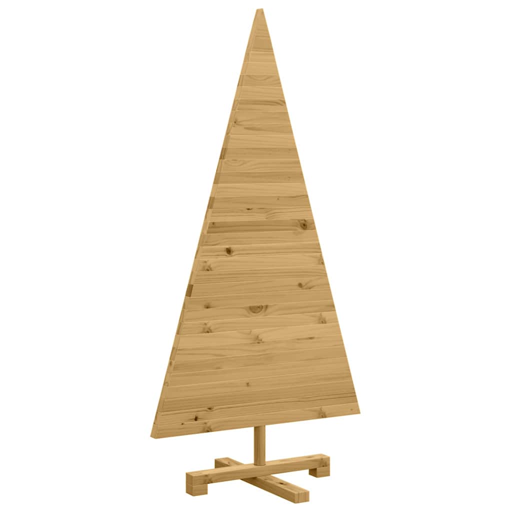 vidaXL Christmas Trees with Stand Brown 120 cm Solid pine wood