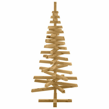 vidaXL Christmas Trees with Stand Brown 120 cm Solid pine wood