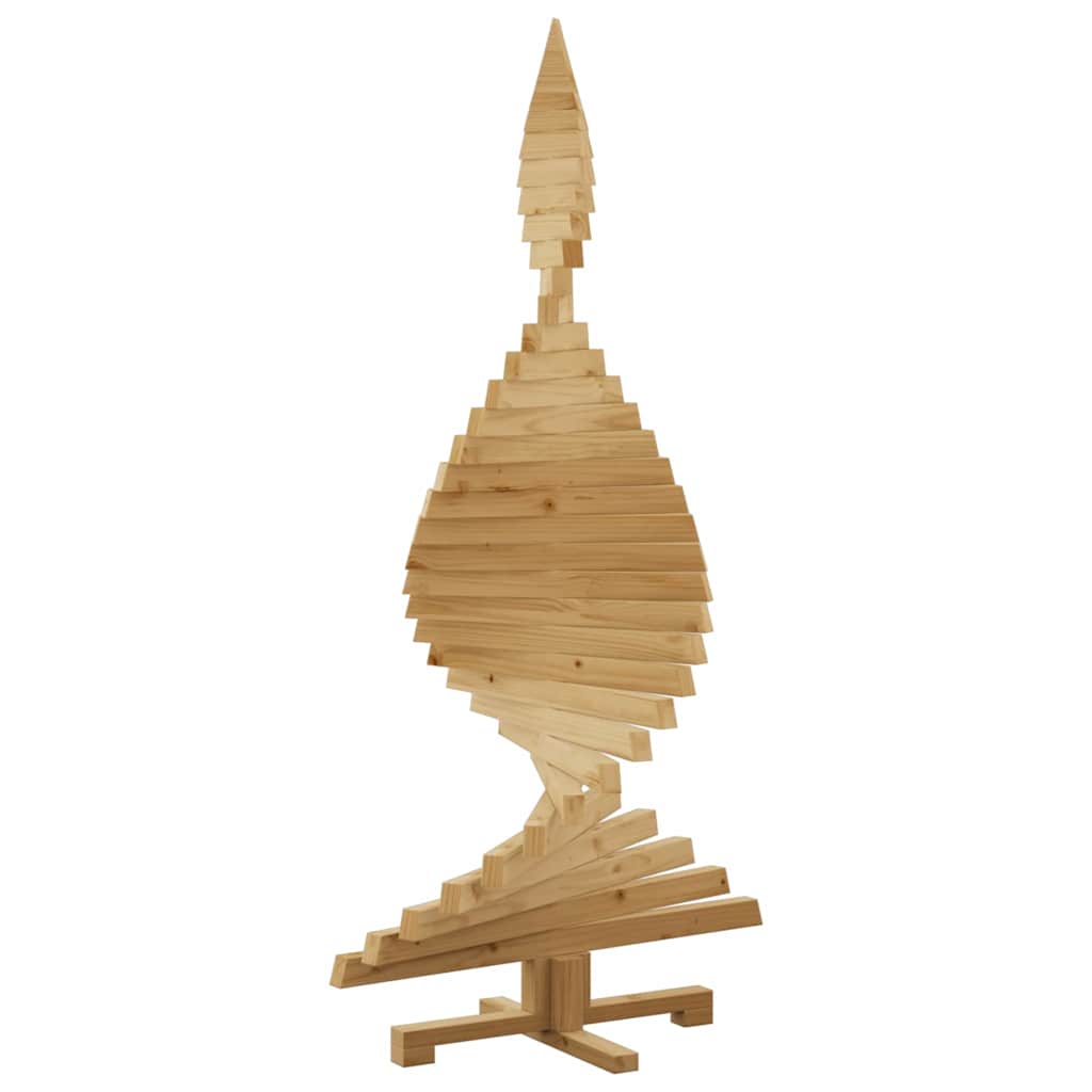 vidaXL Christmas Trees with Stand Brown 150 cm Solid pine wood
