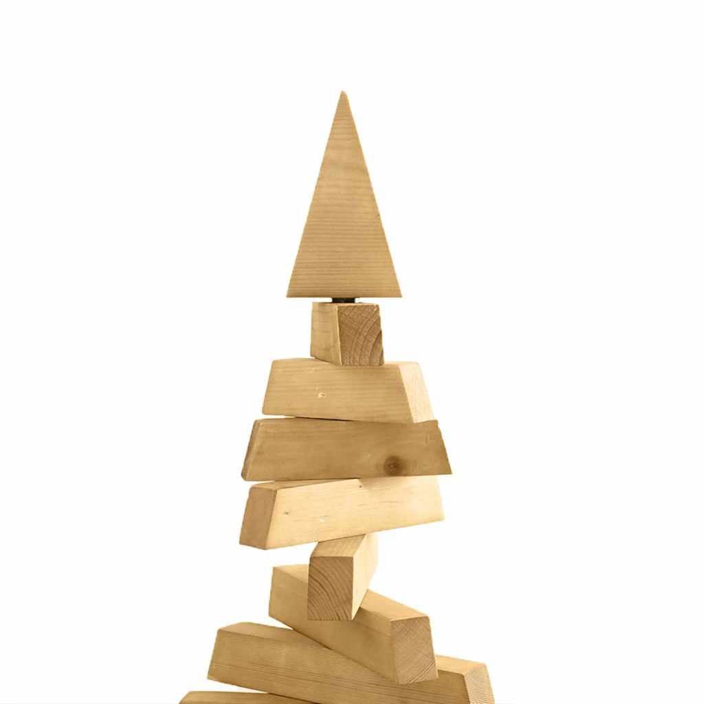 vidaXL Christmas Trees with Stand Brown 180 cm Solid pine wood