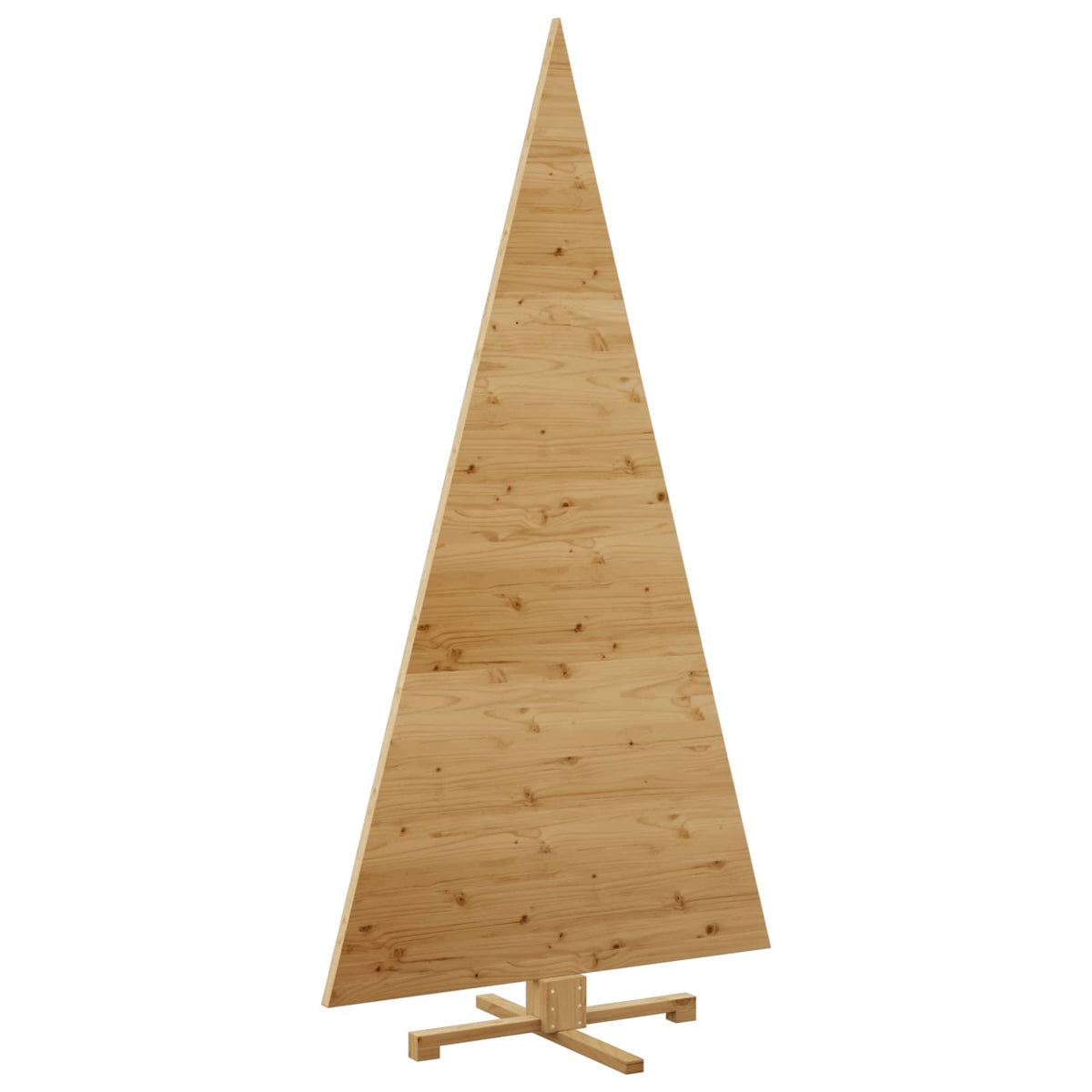 vidaXL Christmas Trees with Stand Brown 210 cm Solid pine wood
