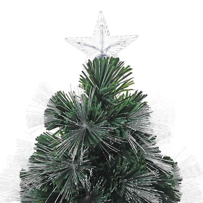 vidaXL Artificial Christmas Tree with 50 LEDs Green 64 cm PVC