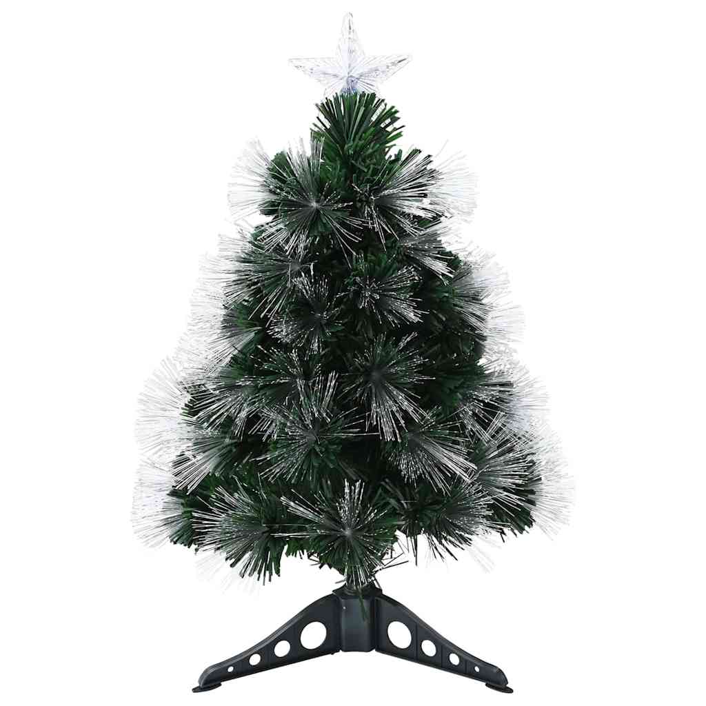 vidaXL Artificial Christmas Tree with 50 LEDs Green 64 cm PVC