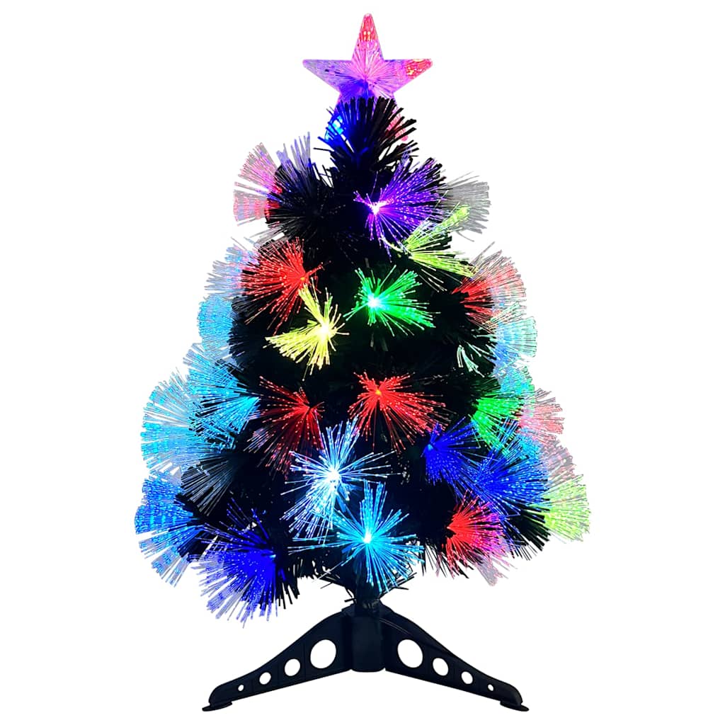 vidaXL Artificial Christmas Tree with 50 LEDs Green 64 cm PVC