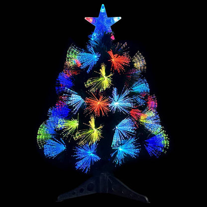 vidaXL Artificial Christmas Tree with 50 LEDs Green 64 cm PVC