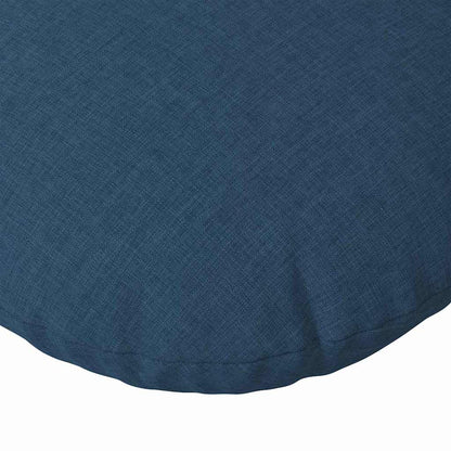 vidaXL Seat Cushions 2 pcs Blue Ø80 x 29 cm Fabric