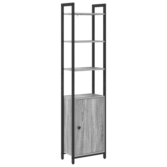 vidaXL Book Cabinet 6-Tier 40 x 24 x 161 cm Engineered Wood