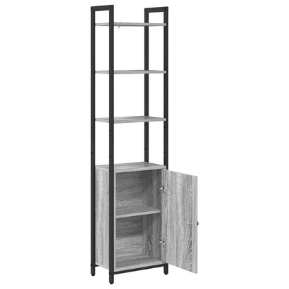 vidaXL Book Cabinet 6-Tier 40 x 24 x 161 cm Engineered Wood