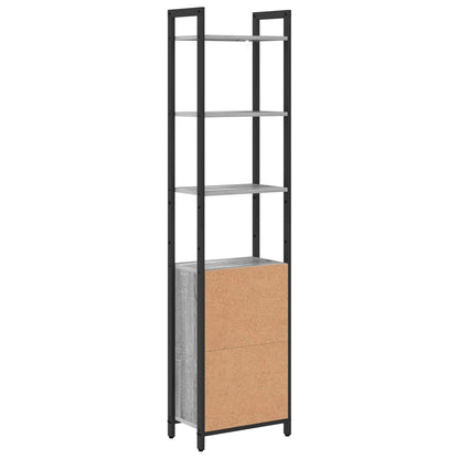 vidaXL Book Cabinet 6-Tier 40 x 24 x 161 cm Engineered Wood