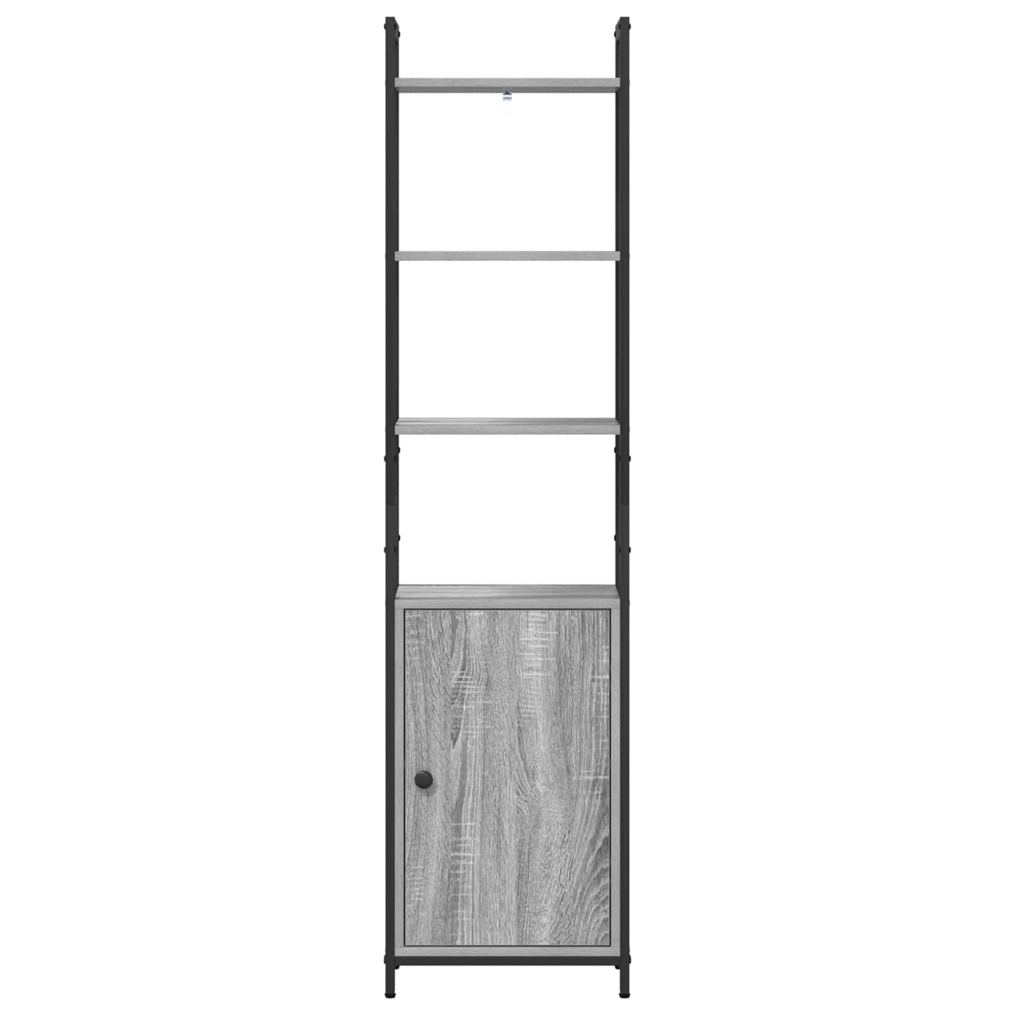 vidaXL Book Cabinet 6-Tier 40 x 24 x 161 cm Engineered Wood