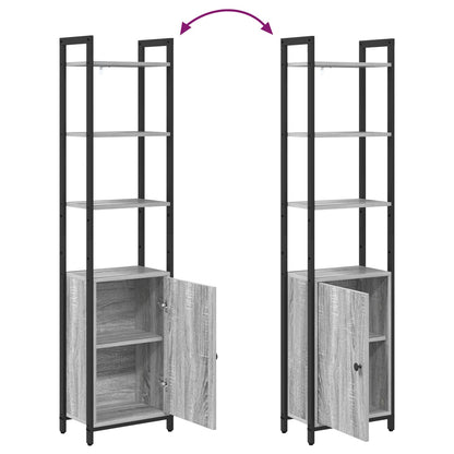 vidaXL Book Cabinet 6-Tier 40 x 24 x 161 cm Engineered Wood