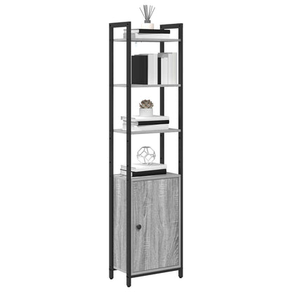 vidaXL Book Cabinet 6-Tier 40 x 24 x 161 cm Engineered Wood