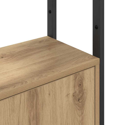 vidaXL Book Cabinet 6-Tier 40 x 24 x 161 cm Engineered Wood