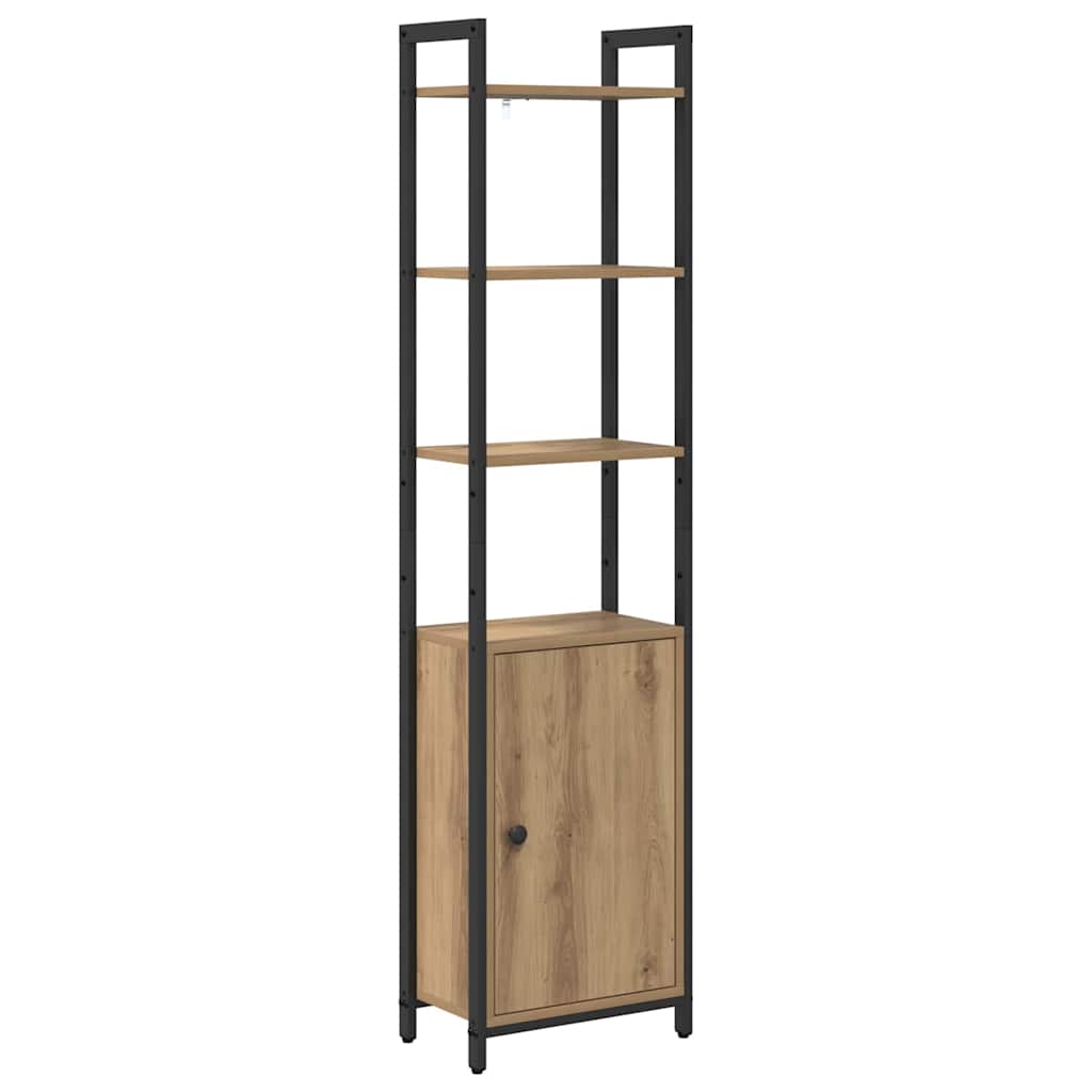 vidaXL Book Cabinet 6-Tier 40 x 24 x 161 cm Engineered Wood