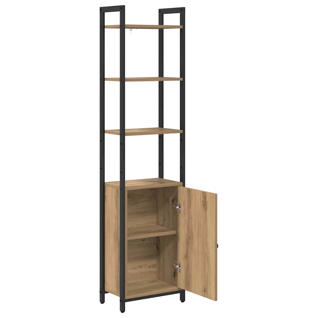 vidaXL Book Cabinet 6-Tier 40 x 24 x 161 cm Engineered Wood