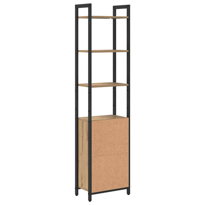 vidaXL Book Cabinet 6-Tier 40 x 24 x 161 cm Engineered Wood