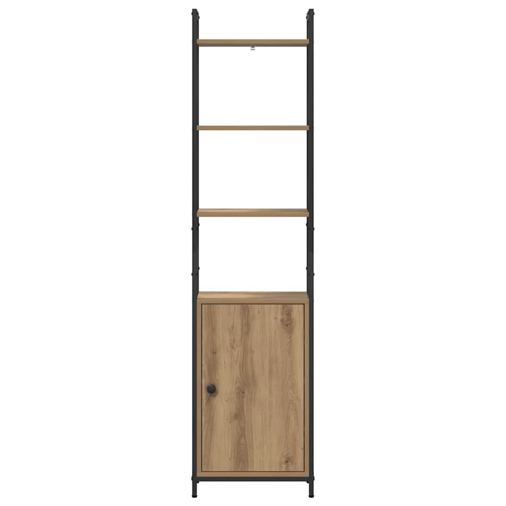 vidaXL Book Cabinet 6-Tier 40 x 24 x 161 cm Engineered Wood