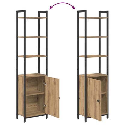 vidaXL Book Cabinet 6-Tier 40 x 24 x 161 cm Engineered Wood