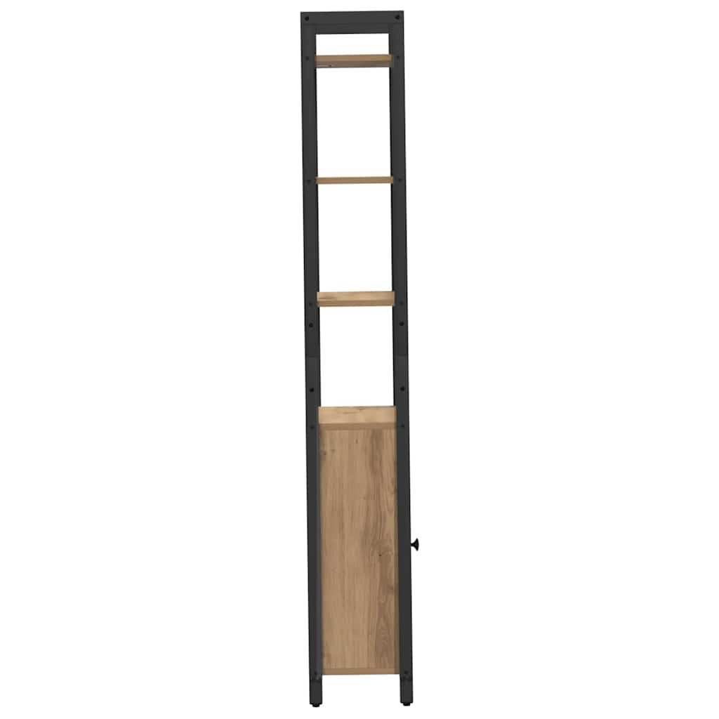 vidaXL Book Cabinet 6-Tier 40 x 24 x 161 cm Engineered Wood