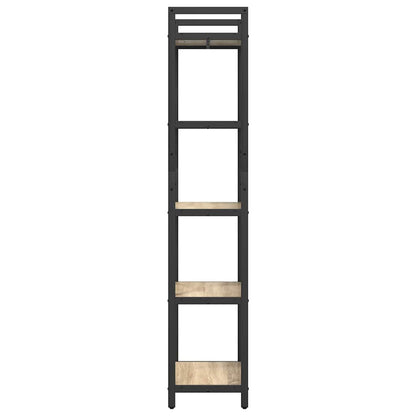 vidaXL Bookshelf 5-Tier 56 x 34 x 171 cm Engineered Wood Sonoma Oak