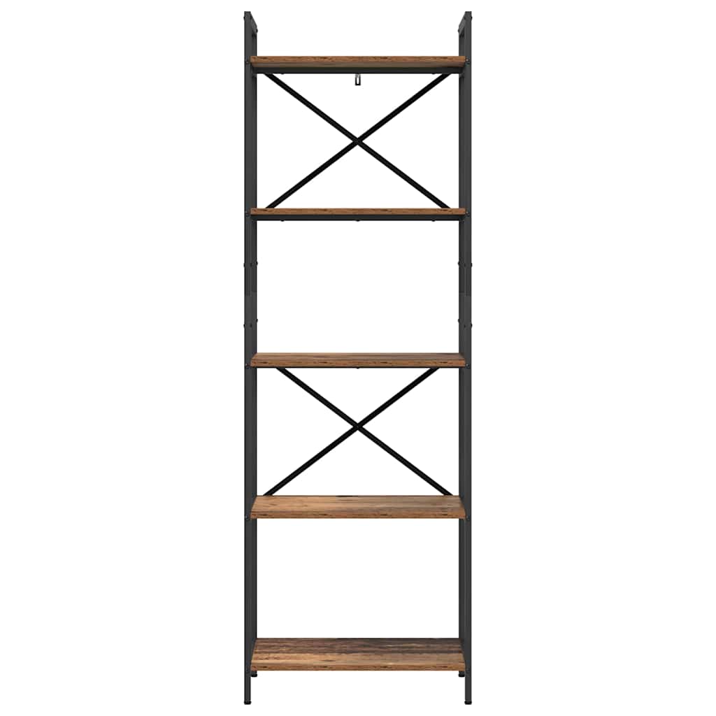 vidaXL Bookshelf Old Wood 56 x 34 x 171 cm Engineered Wood