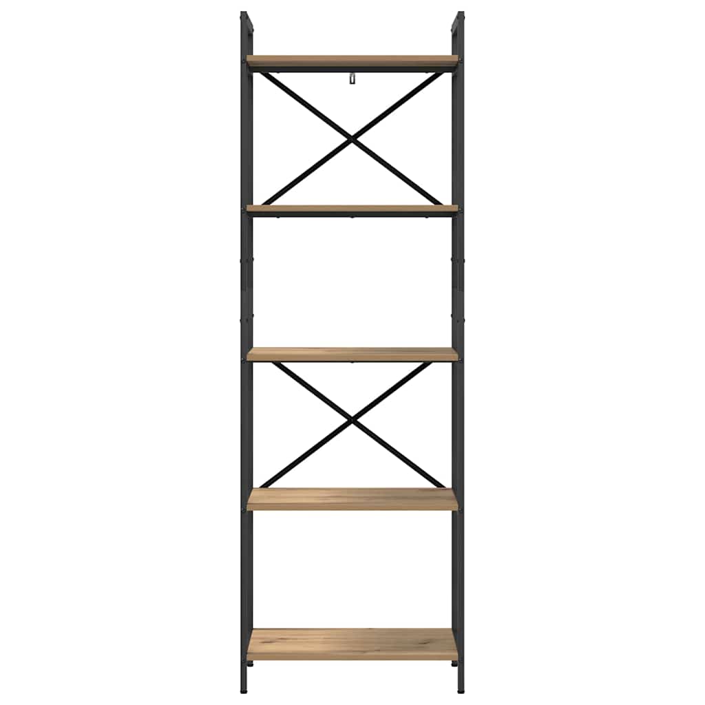 vidaXL Bookshelf Artisan Oak 56 x 34 x 171 cm Engineered Wood