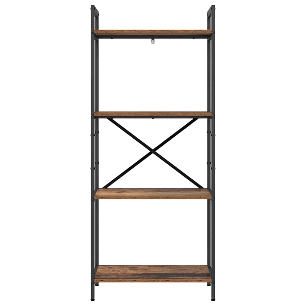 vidaXL Bookshelf Old Wood 56 x 34 x 133.5 cm Engineered Wood