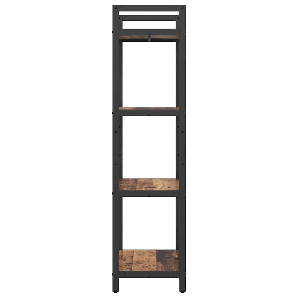 vidaXL Bookshelf Old Wood 56 x 34 x 133.5 cm Engineered Wood