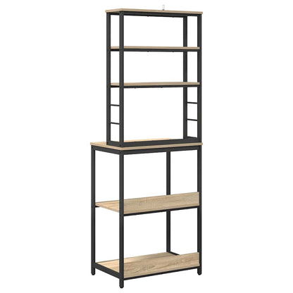 vidaXL Kitchen Shelf 5-Tier 60 x 40 x 168 cm Engineered Wood