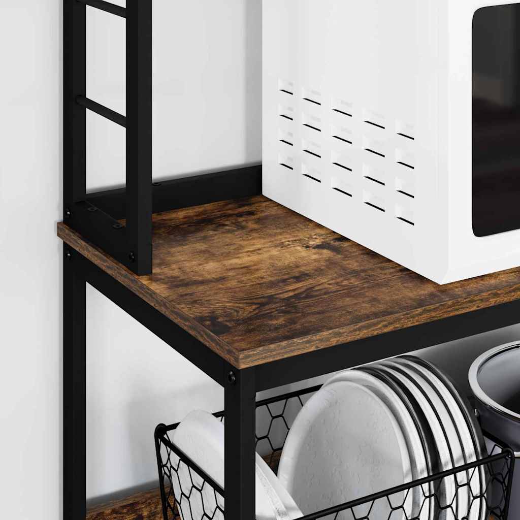 vidaXL Kitchen Shelf 5-Tier 60 x 40 x 168 cm Engineered Wood