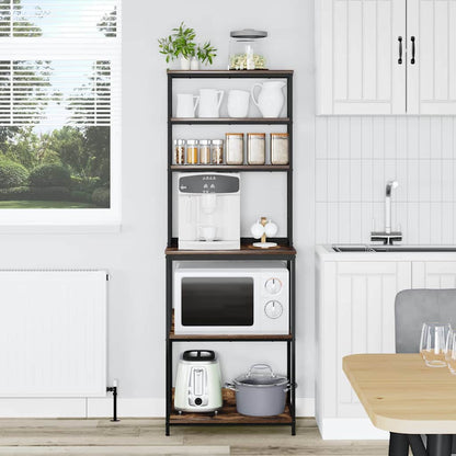 vidaXL Kitchen Shelf 5-Tier 60 x 40 x 168 cm Engineered Wood