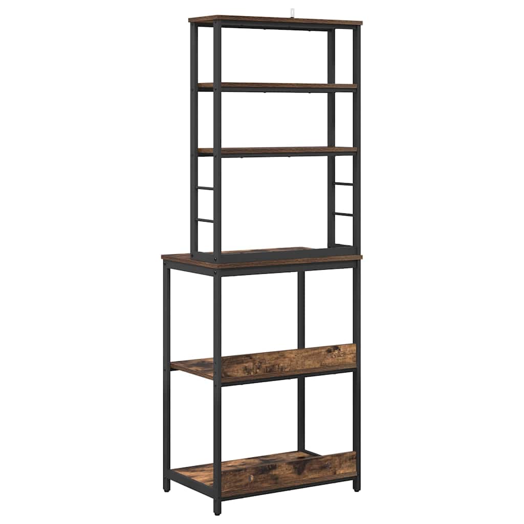 vidaXL Kitchen Shelf 5-Tier 60 x 40 x 168 cm Engineered Wood