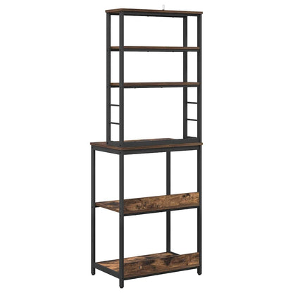 vidaXL Kitchen Shelf 5-Tier 60 x 40 x 168 cm Engineered Wood