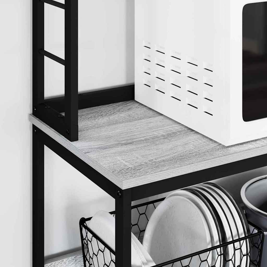 vidaXL Kitchen Shelf 5-Tier 60 x 40 x 168 cm Engineered Wood