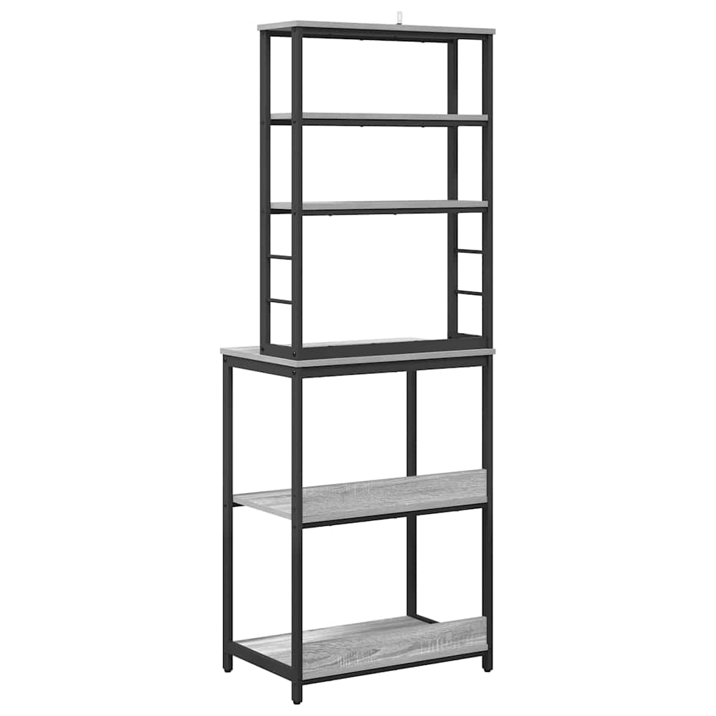 vidaXL Kitchen Shelf 5-Tier 60 x 40 x 168 cm Engineered Wood