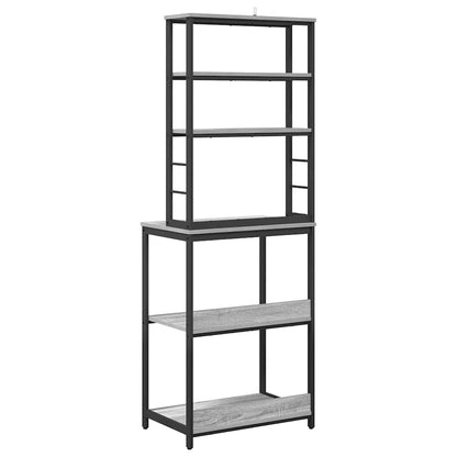 vidaXL Kitchen Shelf 5-Tier 60 x 40 x 168 cm Engineered Wood