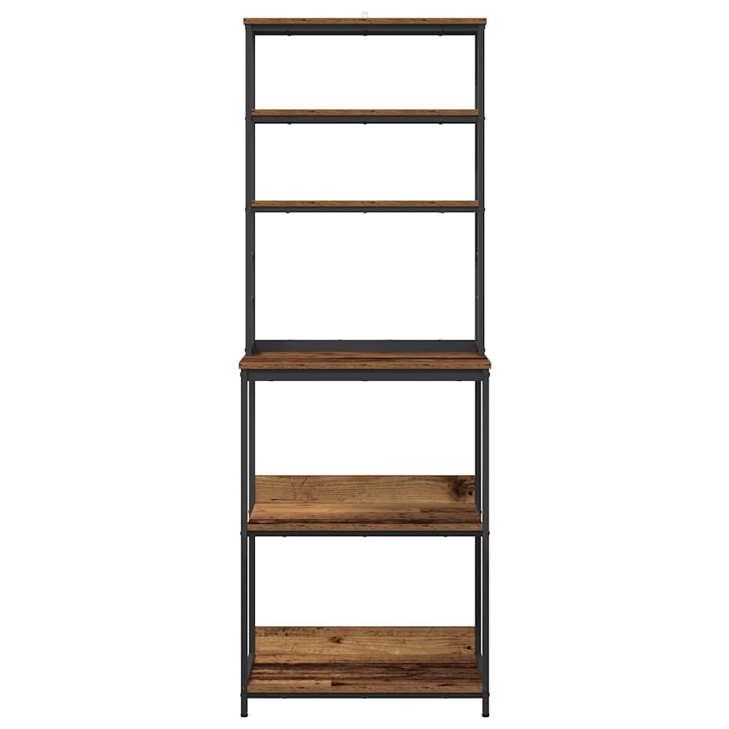vidaXL Kitchen Shelf Old Wood 60 x 40 x 168 cm Engineered Wood