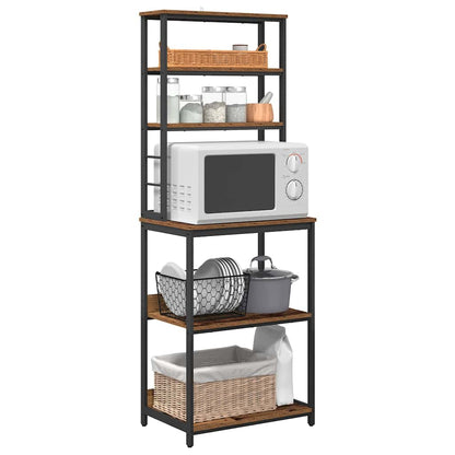 vidaXL Kitchen Shelf Old Wood 60 x 40 x 168 cm Engineered Wood