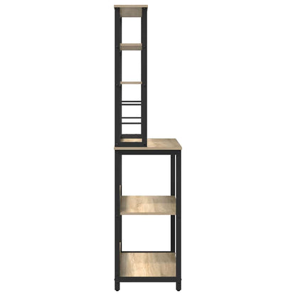 vidaXL Kitchen Shelf Sonoma Oak 80 x 40 x 168 cm Engineered Wood