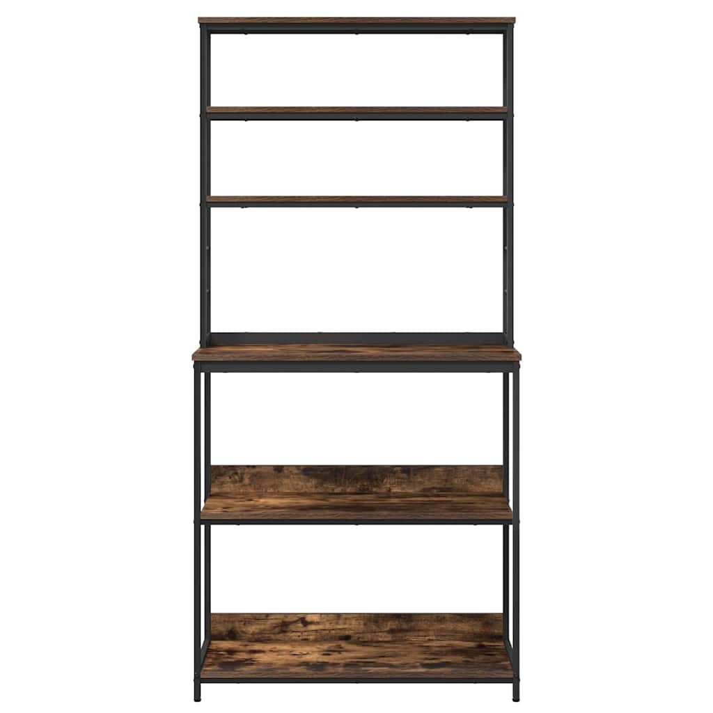 vidaXL Kitchen Shelf 5-Tier 80 x 40 x 168 cm Engineered Wood