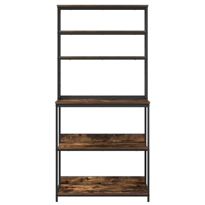 vidaXL Kitchen Shelf 5-Tier 80 x 40 x 168 cm Engineered Wood