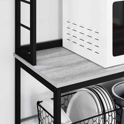 vidaXL Kitchen Shelf 5-Tier 80 x 40 x 168 cm Engineered Wood