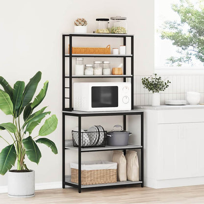 vidaXL Kitchen Shelf 5-Tier 80 x 40 x 168 cm Engineered Wood